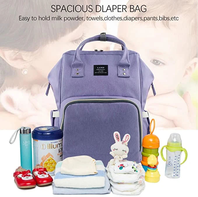 Mother′s Bag Large Capacity Travel Baby Diaper Tote Shoulder Backpack Mommy Bag